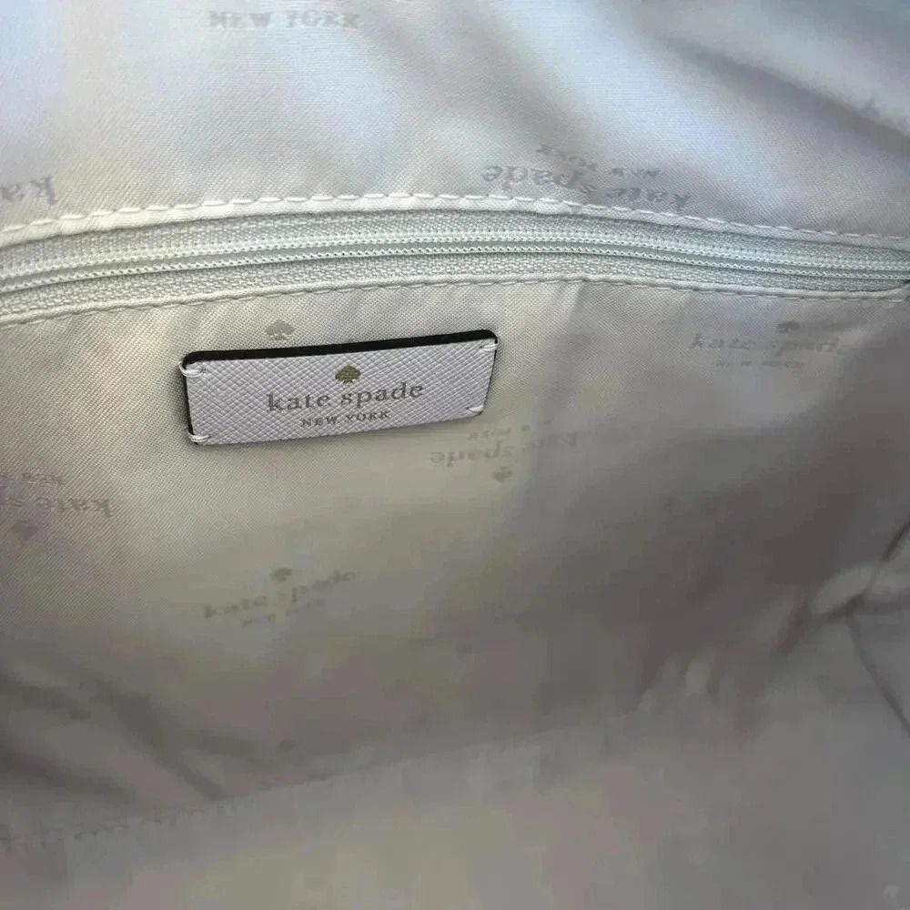 Kate Spade  Madison Large Duffle satchel  Crossbody Bag Pastel Lavender - Picture 9 of 10